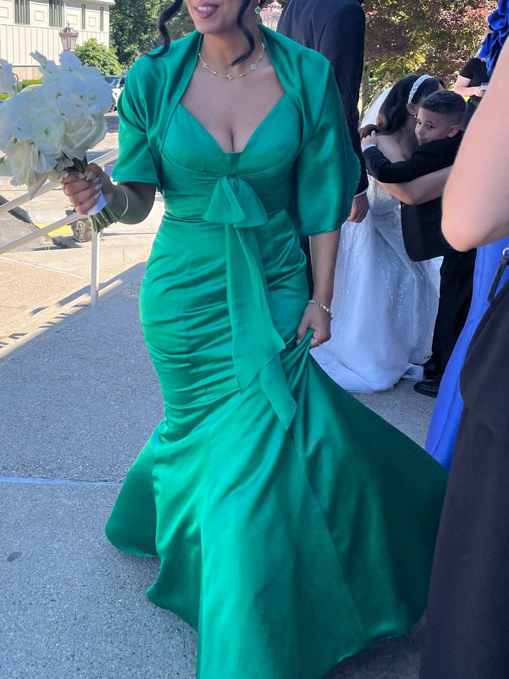 Sherri Hill Emerald Dress